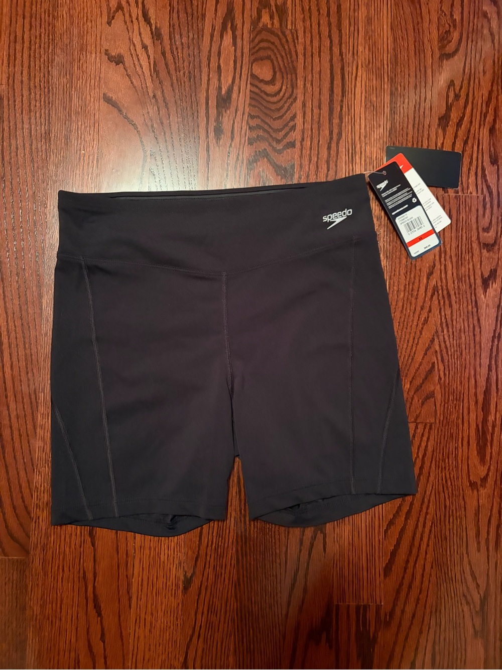 Speedo black swim shorts, size XS